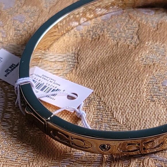 Coach Gold-tone BANGLE Jewelry Bracelet - Picture 4 of 7